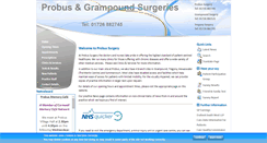 Desktop Screenshot of probussurgery.co.uk